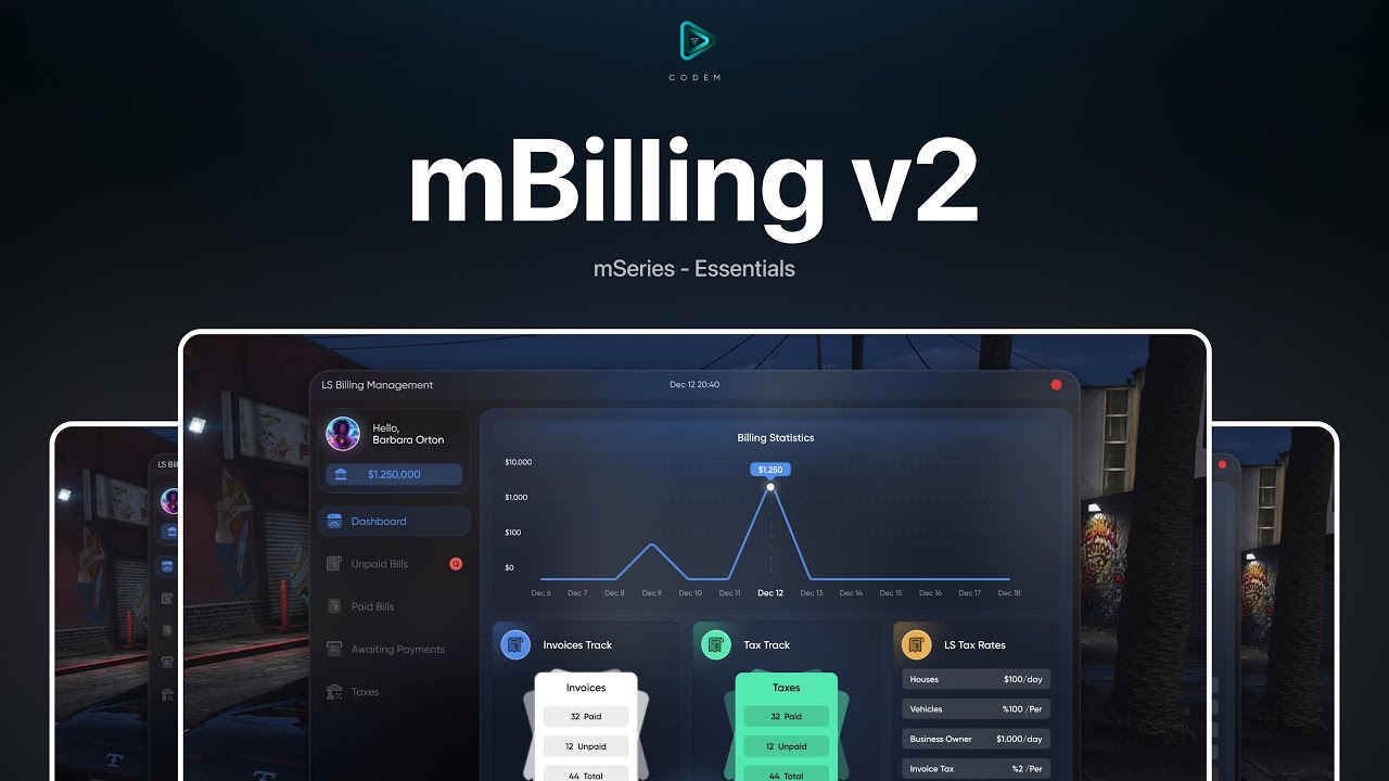CodeM mBilling v2 - Advanced Billing Script (ESX-QB) thumbnail 19