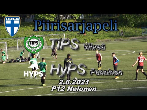 Piirisarja P12 TiPS Vihreä - HyPS Punainen 2.6.2021