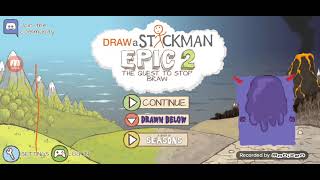 Draw a Stickman Epic 2 Drawn Below Speedrun But Without Leave Pencil Part 1