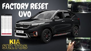 How to factory reset UVO in KIA seltos anniversary edition | no response from server error fixed