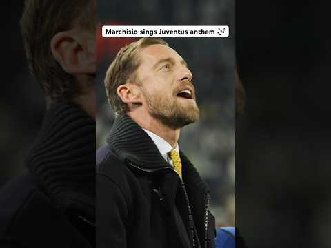 Marchisio passionately sings Juventus anthem 🗣️🎶