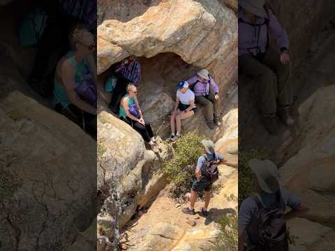 Group hiking, exploring & scrambling, Santa Barbara’s White Mountain, Rock Garden & Maze