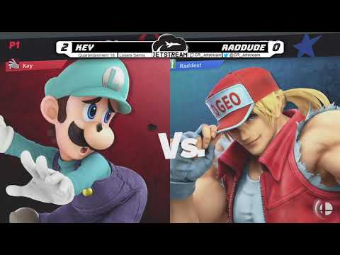 Quarantainment 18 Losers Semis - Key (Luigi) Vs. RadDude (Cloud, Terry) Smash Ultimate - SSBU