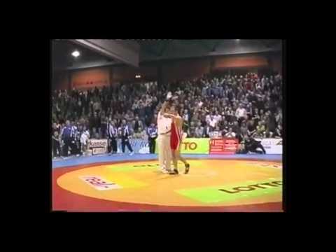 Halbfinale DMM 2001 VFK Schifferstadt vs. KSV Köllerbach_ 2.2.2002_ Wrestling Ringen