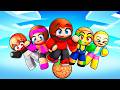 8 AMIS coincés sur UN BLOC À BOULLES sur Minecraft !
