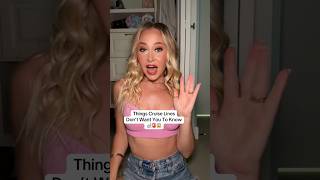 THINGS CRUISE LINES DON’T WANT YOU TO KNOW 🛳️‼️🚨😱 #cruise #cruiseship #crew