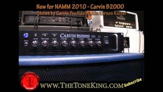 Video thumbnail for Carvin B2000 Bass Amp shown by Carson Kiesel - NAMM 2010 10 by The Tone King