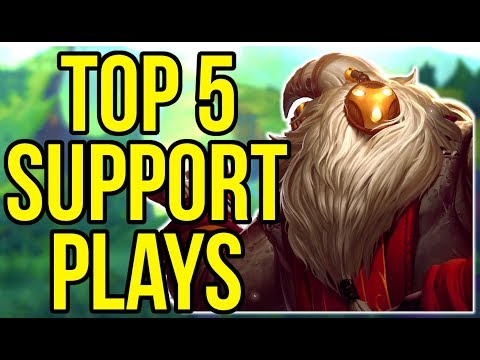 Top 5 Support Plays of the Week | Episode 1 - League of Legends