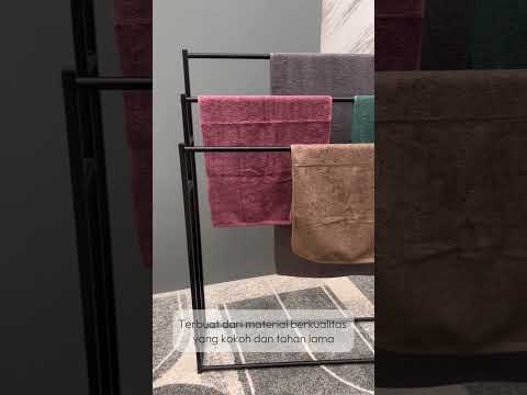 Gambar Informa Titan Jemuran Handuk 95x24x110 cm - Hitam