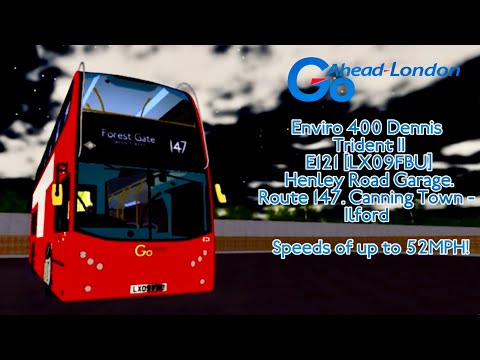 Full Thrash. Roblox Journey on E121 [LX09FBU] on route 147 reaching speeds of up to 52MPH