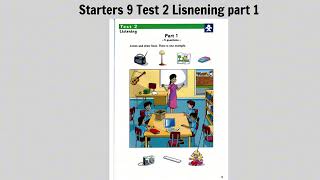 Starters 9 - Test 2 - Part 1 (old)