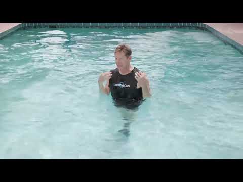 Water Exercise Tip -  Targeting hamstrings