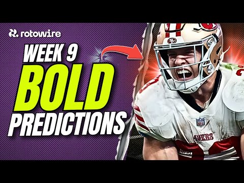Thumbnail for 5 BOLD Predictions For Week 9 Fantasy Football