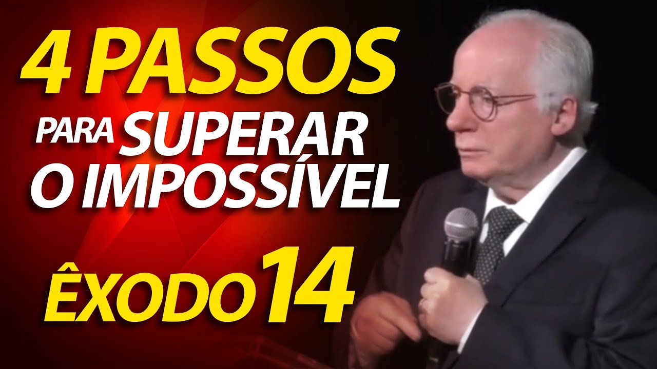 Pregação em Êxodo 14 - 4 passos para superar o impossível | Pastor Paulo Seabra