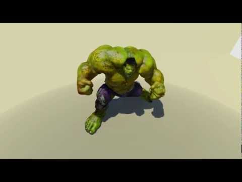 Incredible Hulk animated by Menty