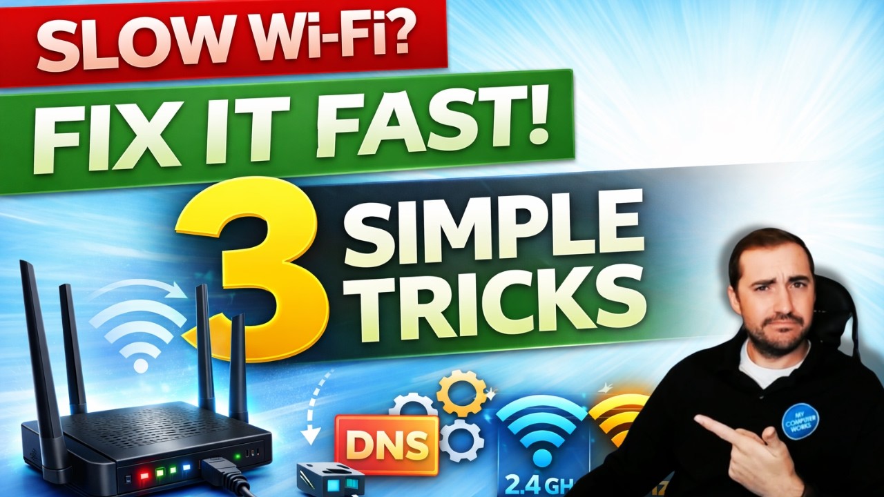 Slow Wi-Fi? Fix It FAST With These 3 Simple Tricks