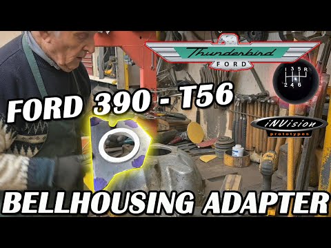 Making a Bellhousing TorqueTube ADAPTER & Fabricating Rear Cradle Mounts | ’63 Thunderbird PT 1