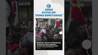 Demo Besar-besaran di Eropa Kutuk Aksi Zionis Bom Kamp Pengungsian Rafah: Seluruh Dunia Benci Israel
