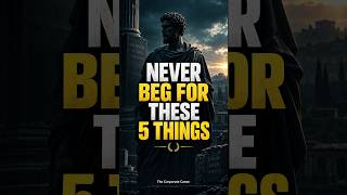5 Stoic Rules That Will Make You Stop Begging