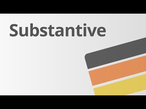 Deutsch Grammatik: Die Substantive | Deutsch | Grammatik und Rechtschreibung
