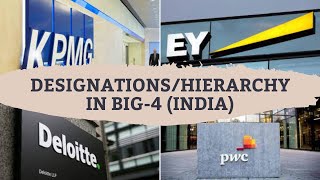 Hierarchy of CA in Big-4 | Watch before apply and apply for correct designation