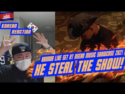 🇰🇭🇰🇷🔥Korean Hiphop Junkie react to VANNDA LIVE SET AT ASEAN MUSIC SHOWCASE 2021 (ENG SUB)