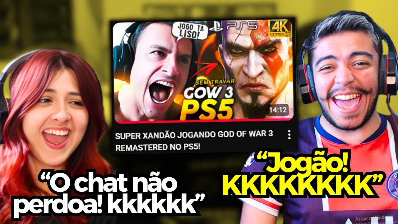 SUPER XANDÃO JOGANDO GOD OF WAR 3 REMASTERED NO PS5!| REACT