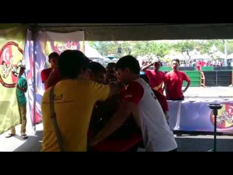 Pertandingan Gusti Lengan Melvyn Loh(Singapore)- Nizar Yusof(MAS)