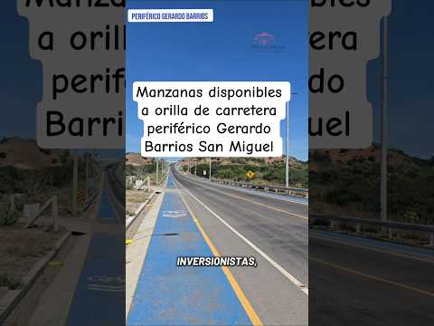 Tres manzanas de tierra sobre el Periférico Gerardo Barrios, San Miguel.