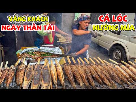 Em Trai Bán Cá Lóc Nướng Mía Trong Ngày Vía Thần Tài Buồn Vì Khách Ít Dù Tự Tin Cá Không Hôi Mùi Cỏ