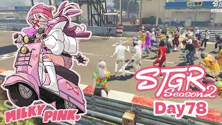 Day78【ストグラSeason2】ケバブ屋早番 / 障害物レース『Jump＆Punk』【ミルキー・ピンク】