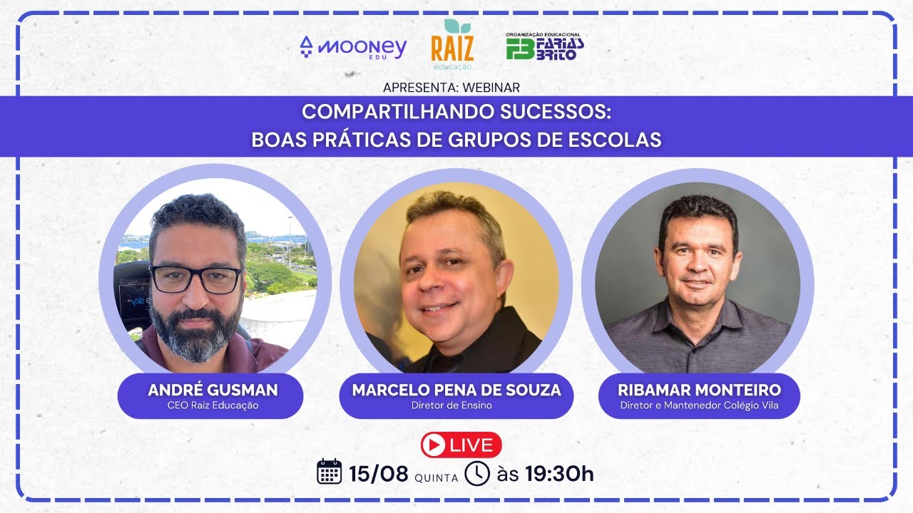 Compartilhando Sucessos: Boas Práticas de Grupos de escolas