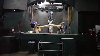 Leyllah Diva Black- ginga ensaio Blue space