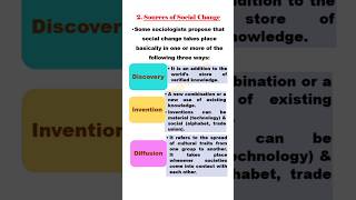 What is Social Change- Meaning, Sources & Factors #bachelorofeducation #sociology #educationinindia