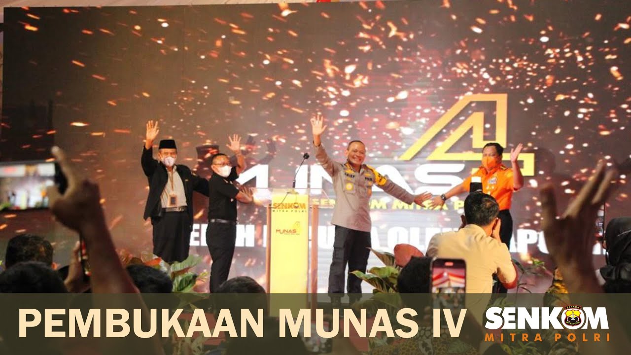Pembukaan MUNAS IV Senkom Mitra Polri Oleh KABAHARKAM dan KABASARNAS