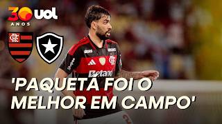 'FLAMENGO TEVE PAQUETÁ MUITO VERSÁTIL, FOI O MELHOR EM CAMPO CONTRA O BOTAFOGO', DIZ RODRIGO MATTOS