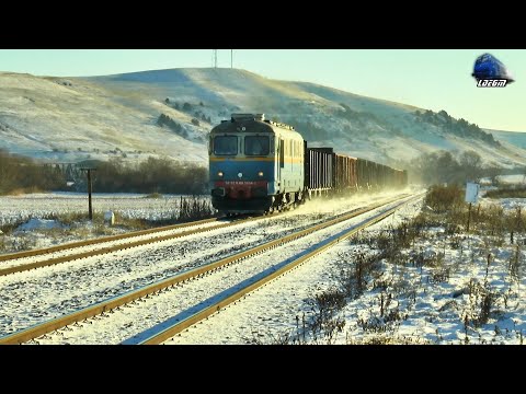 🚂☃ Tren de Marfă ViaTerra Spedition Freight Train in Zăpadă/Snow Spre/To Aghireș - 21 December 2021