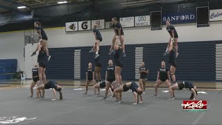 Augustana&#39;s acro, tumbling team reaches new heights
