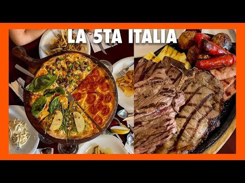 LA 5ta ITALIA - Buffet italiano - Pizza, massas e cortes de carne ilimitados - Coctelería tiki