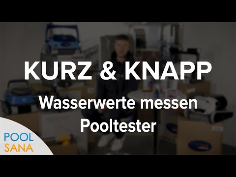 POOLSANA Kurz & Knapp: Pooltester