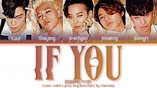 BIGBANG (빅뱅) IF YOU Lyrics (Color Coded Lyrics Eng/Rom/Han)