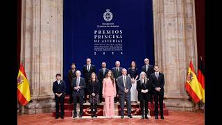 Audiencia a presidentes de los jurados y miembros de los patronatos de la Fundación Princesa de Asturias