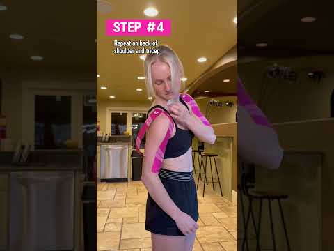 How To Tape Your Shoulder By Yourself using KT Tape