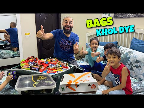 Finally bags khol dye 🎁 sab khush hogae