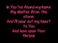 I will not be shaken lyrics