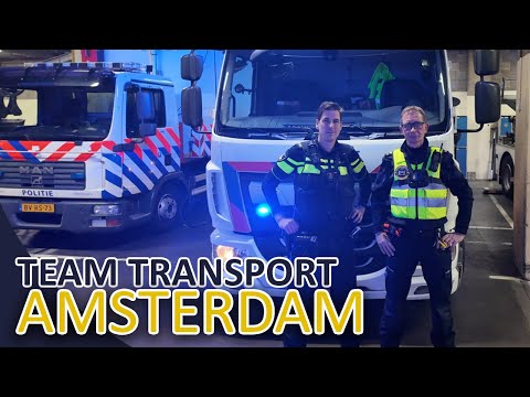 Politie | Team Transport Amsterdam | Politie shovel |