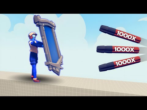 MIRROR SHIELD vs 1000x OVERPOWERED UNITS | TABS - Totally Accurate Battle Simulator