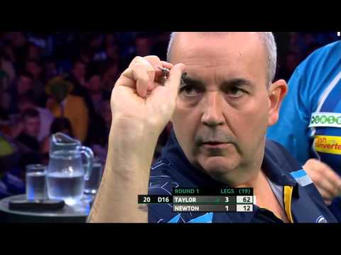 PDC The Masters 2014 - Last 16 - Taylor (2) VS Newton (15)