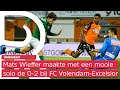 Mats Wieffer over zijn eerste goal voor Excelsior: 'Ik viel bijna om'