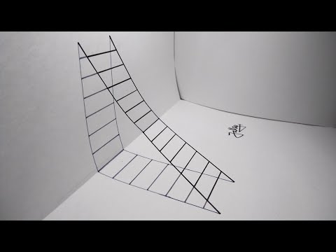 #3Dart #3Dartforkids DIY 3D Ladder How To Draw A 3D Ladder - 3D Tricks For Kids